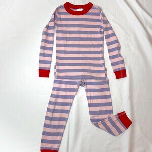 Hanna Andersson Unisex Pajama Set Striped Organic Cotton Size 5 (110 cm)